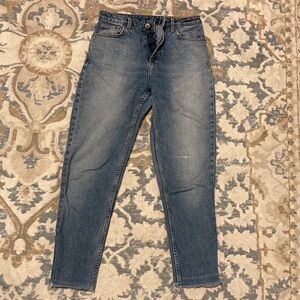 H&M mom jeans, blue, size 26